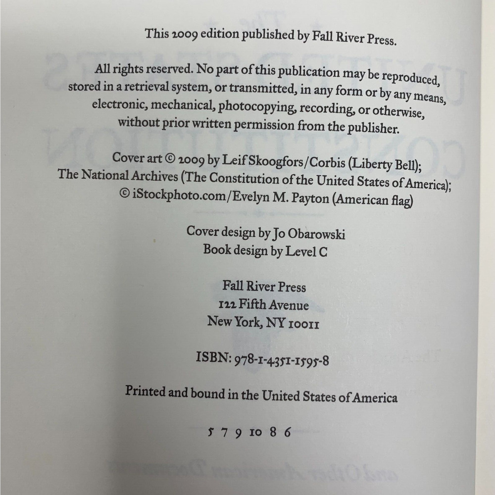 The United States Constitution and Other American Documents - Hardcover - Picture 2 of 4